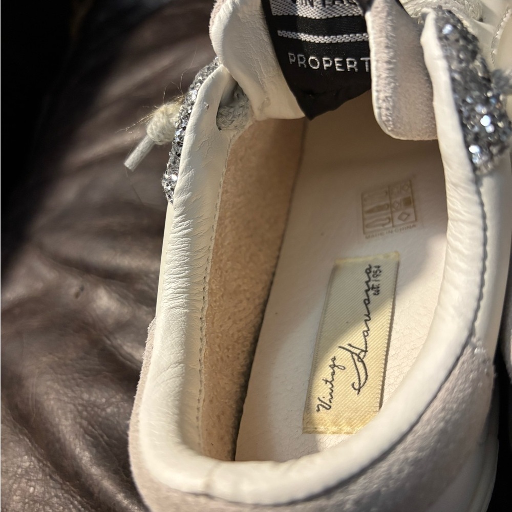 Vintage Havana Womens Flair Glitter Lace Up Sneakers Shoes Casual - 5.5 - Picture 6 of 8